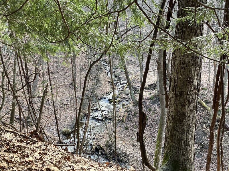 Furnace Run from top of the hill.