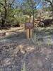 Trailhead sign