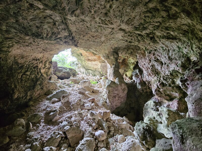 One of the caves.