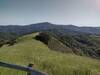 Loma Prieta (3,790ft.), tallest of the Santa Cruz Mountains, is front and center when looking southwest at the Bald Peaks Viewpoint.