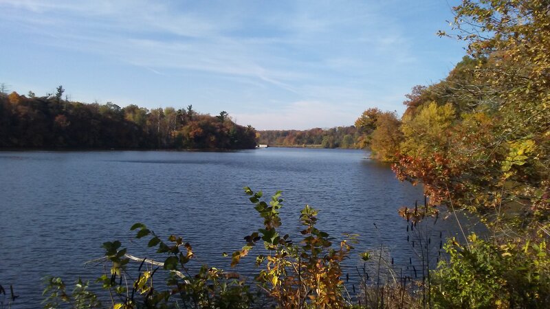 Fall looking south toward the dam.