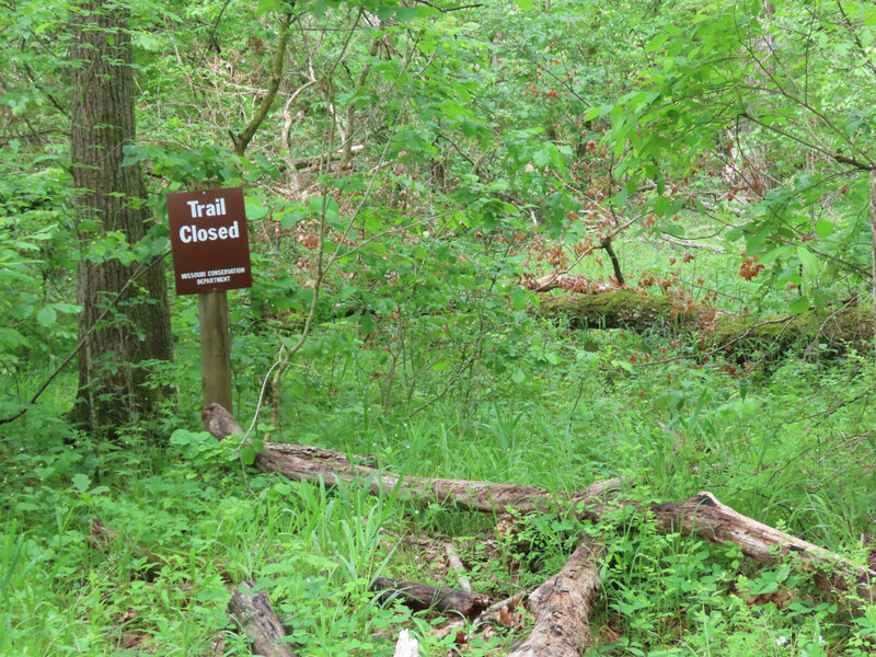 Trail closed