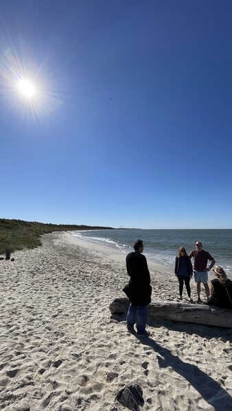 Higbee Beach, right by the jetty.