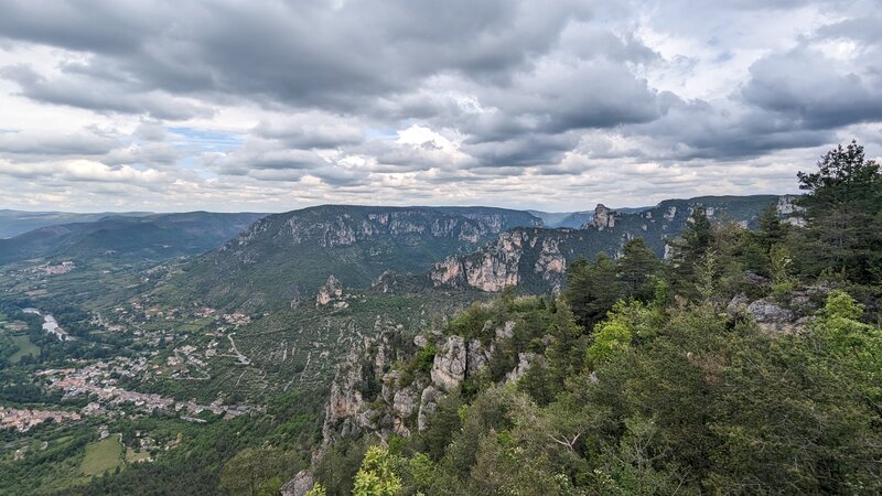 Valley view from St Michel Hermitage loop.