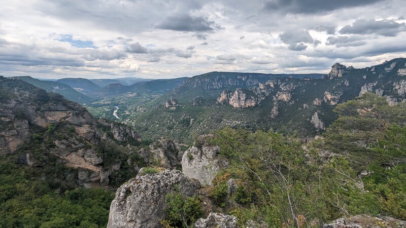 Valley view from St Michel Hermitage loop.