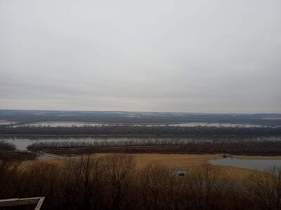 From the small overlook pavilion at McAdam Peak.