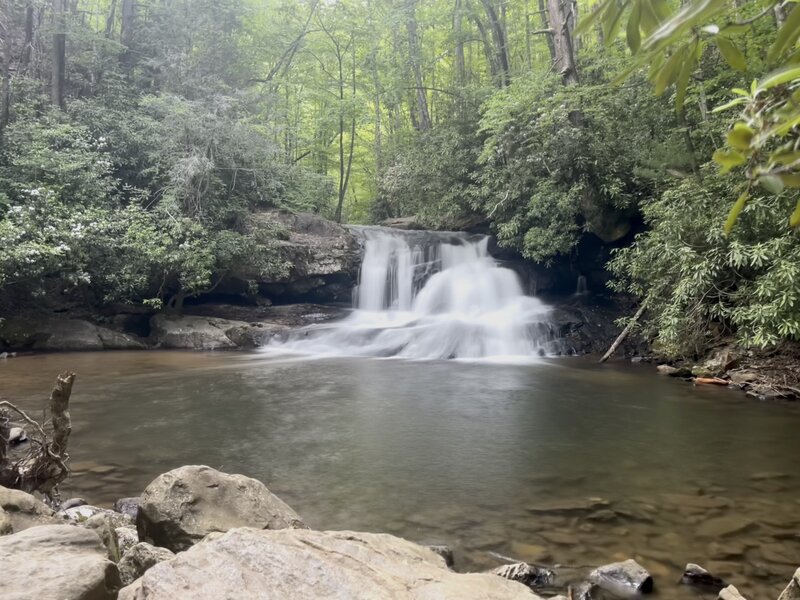 Long exposure of lower Hemlock Falls.