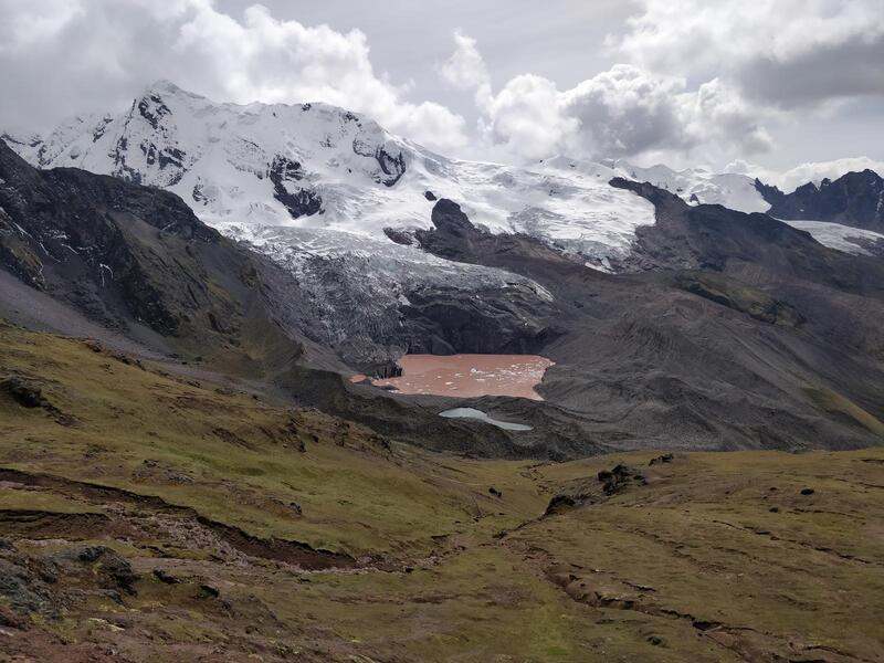 Looking down on Chocolate Lake.