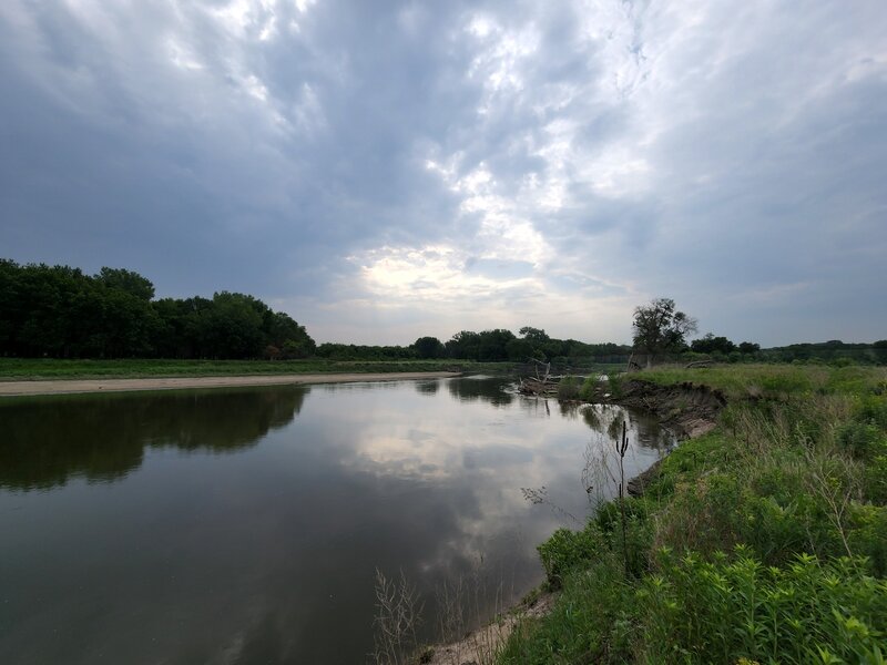 Big Sioux River from the Flood Plain Loop Trail.