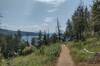 Views of Lake Coeur d'Alene when traveling south on the east side of Tubbs Hill.