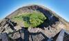 Panorama from the viewpoint. Otters below!