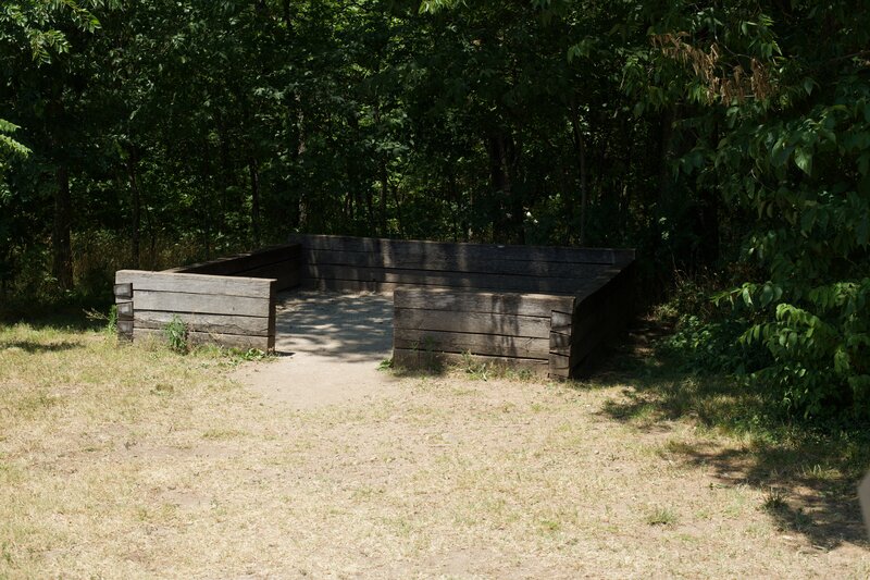 The original Carver cabin sits at the beginning of the trail.