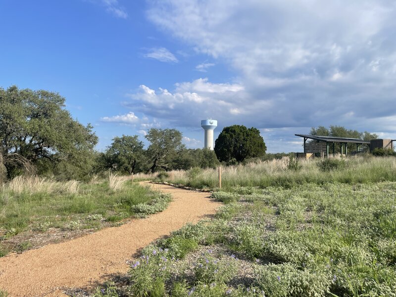 The half-mile trail, Live Oak Loop, at Horseshoe Bay Nature Park.