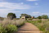 The wildlife observation deck at Horseshoe Bay Nature Park.