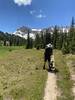 Ascent to Twin Crater Lakes.