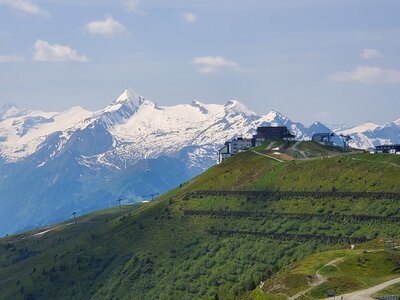 Schmittenhohe summit and Hochzeller Alm area.