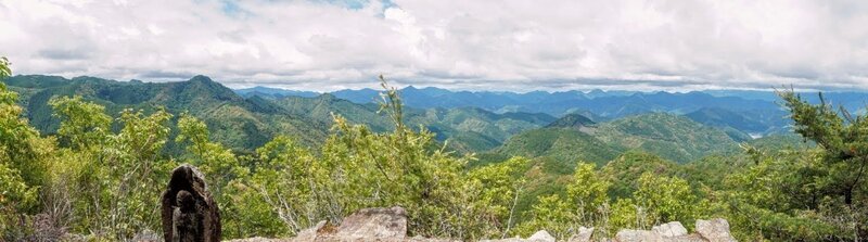 The view of 1000 mountains.