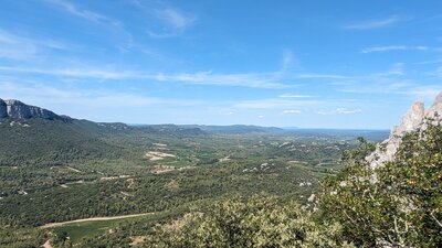 View on the Ravin de l'Embuc valley.