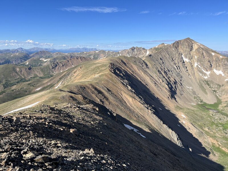 CDT towards Pettingell Peak