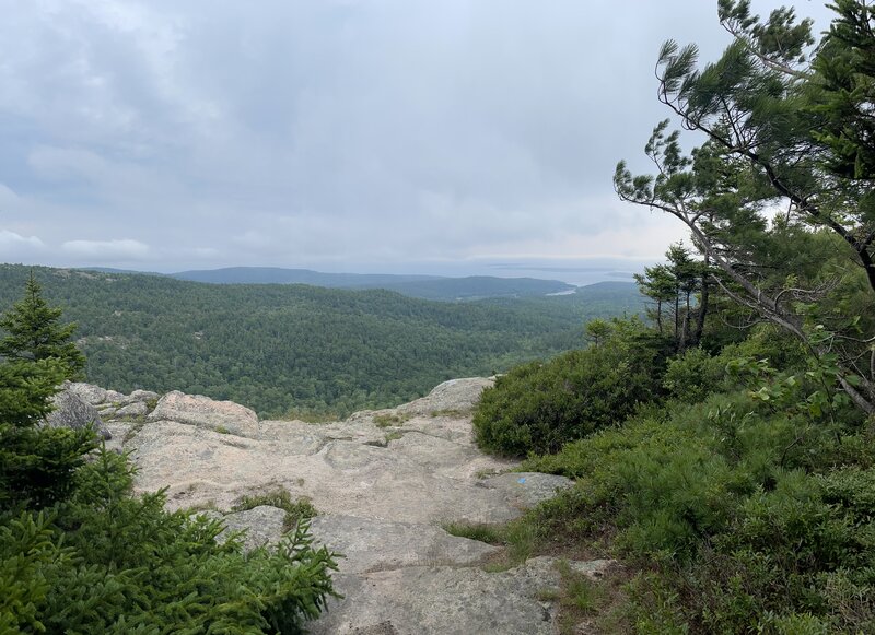 About 2/3rds the way up Sargent Trail; lookout near Cedar Mt.