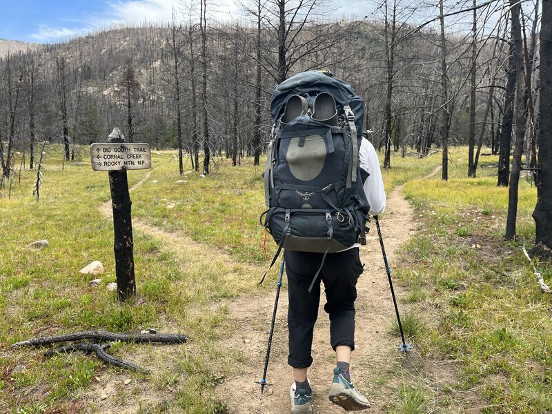 Big South / Corral Creek TH / RMNP junction.