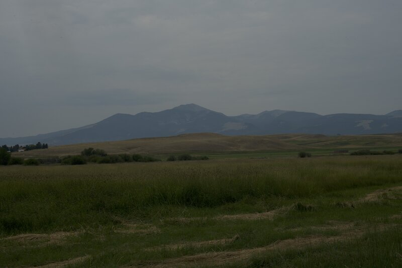 Views of the surrounding fields and countryside can be enjoyed all along the nature trail.  Depending on the time of year, they may be baling hay, or stacking it.