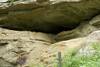 The larger of the two caves that are on the Cave Trail that sits above the trail.