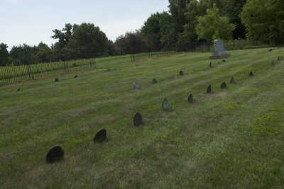 Muscatine County Home Cemetery is found in Discovery Park.