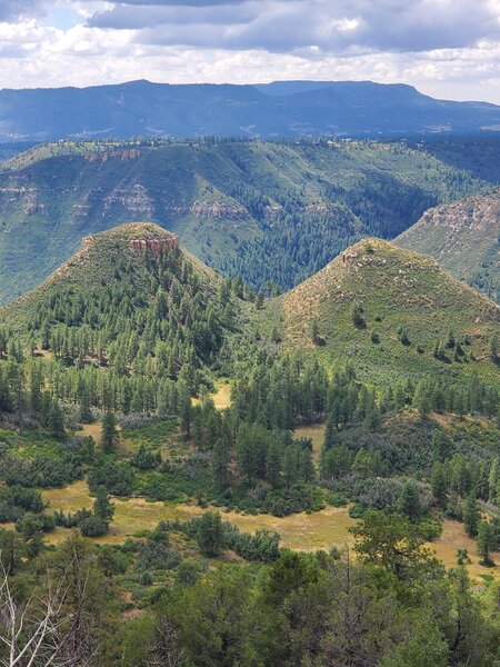 Twin Buttes to the south.