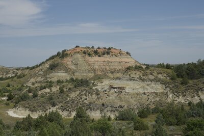 Hiking down into the Canyon allows you to get up close with the formations that make Painted Canyon famous.