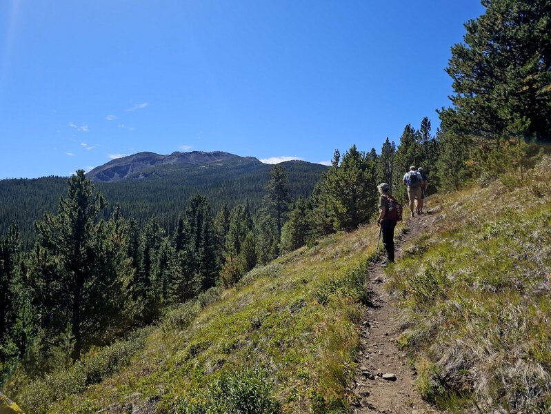 Tullin Mountain from the trail.