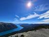 Chilko Lake from Tullin's west ridge.