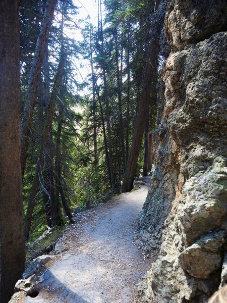 Part of the trail to Red Rock Point