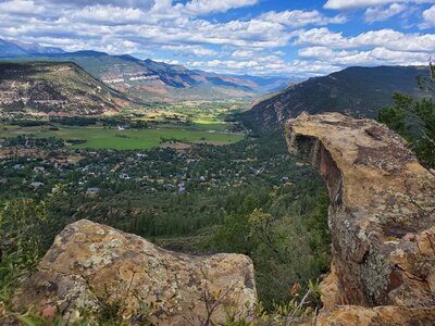 Views north into the Animas Valley.
