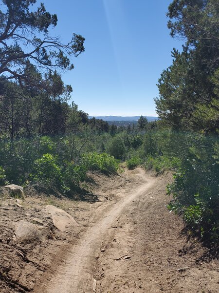 Hard-pack on the upper section of Cowboy.