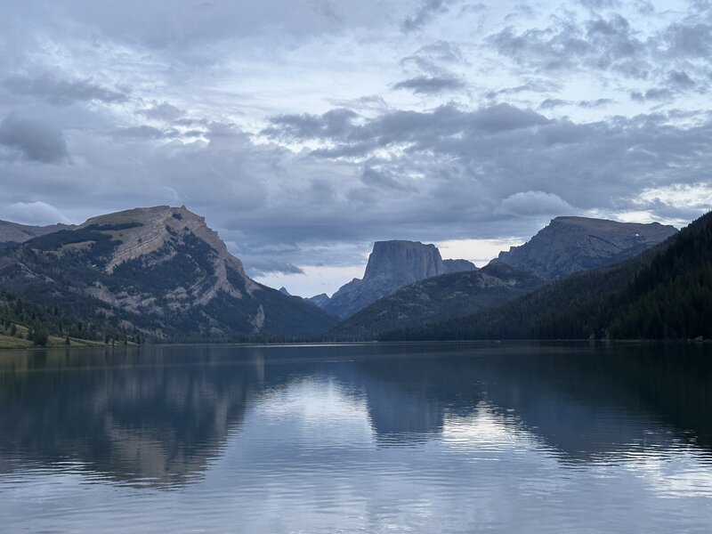 Iconic view of the Green River lakes.