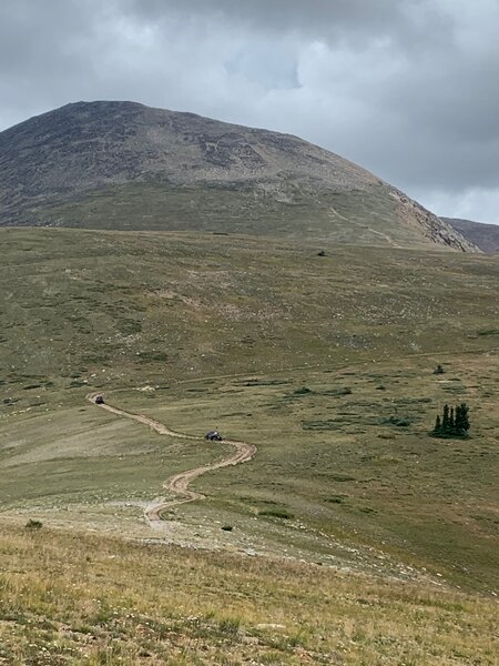 Looking north on Fairview Peak.