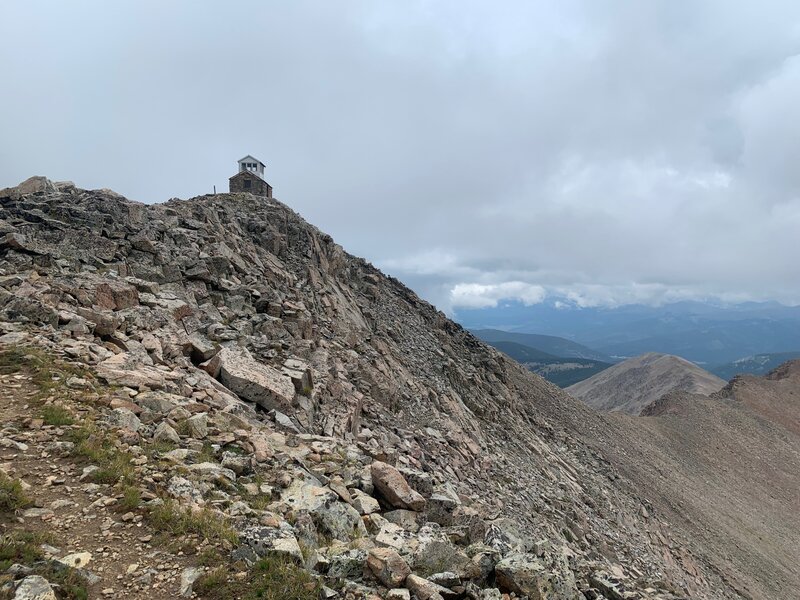 Following the trail to Fairview Summit.