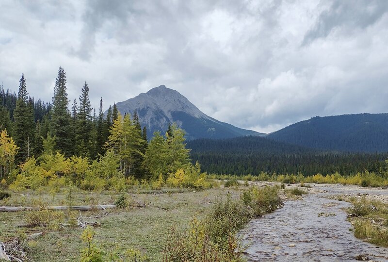 Rock Creek with fall colors showing in September.