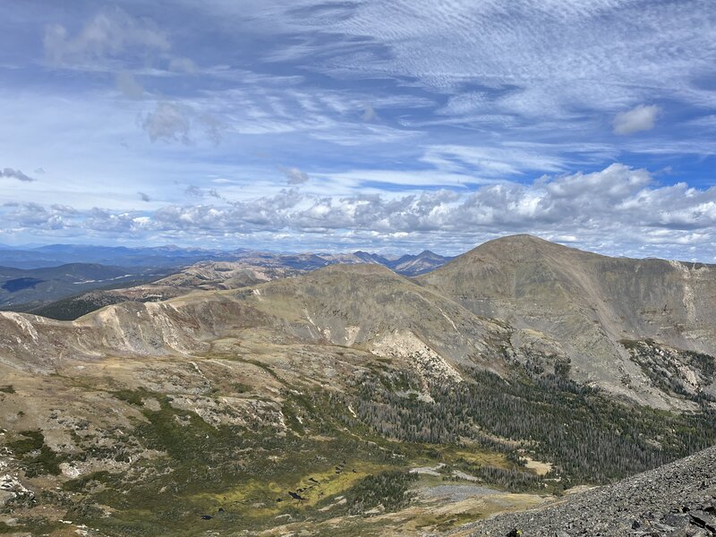 The view of Chipeta Mountain.