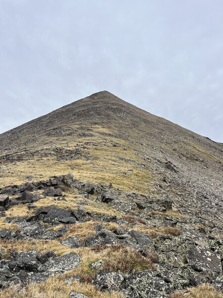 The daunting final climb to the Chipeta Summit.