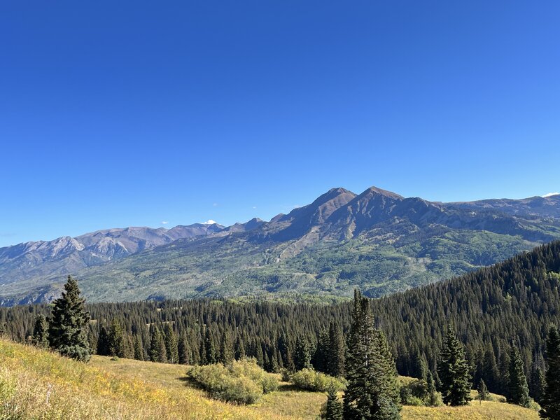 Looking east from near the lunch spot