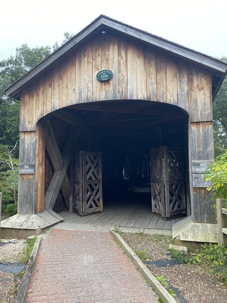 Entrance to Comstock Bridge.