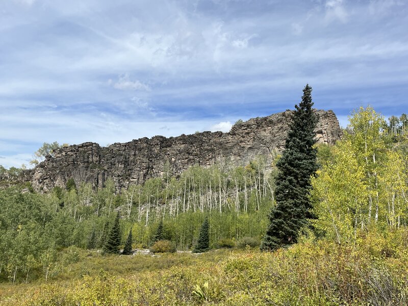 Cool rock formations on the Horse Ranch Park Loop.