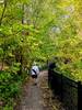 Some new railings appear short before the Winchell Trail ends at the Parkway.