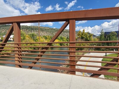 Nice new pedestrian bridge over the Animas River.