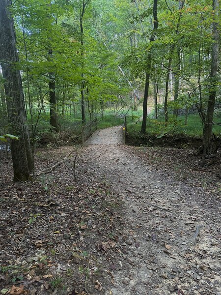 Bridge near end of trail.