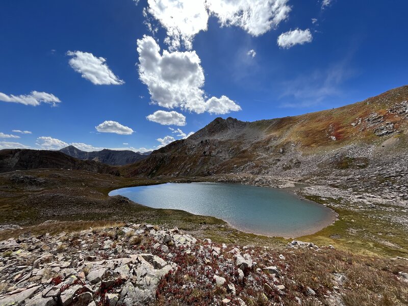 One of the alpine lakes along the trail.