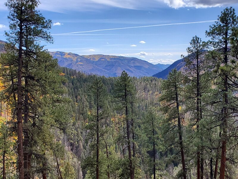 Looking down-valley towards Durango.