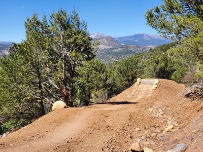 Double jump with a steep final lip.